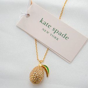 Kate Spade Picnic Perfect Lemon Necklace (NEW)